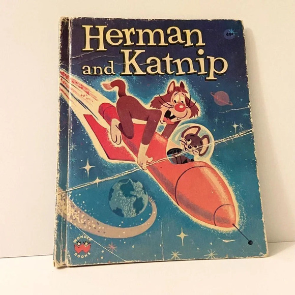 Vintage 1975 Herman and Katnip Wonder Books Harvey Cartoon Studios - Picture 11 of 16